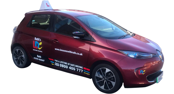 Ruth Gray's driving school car